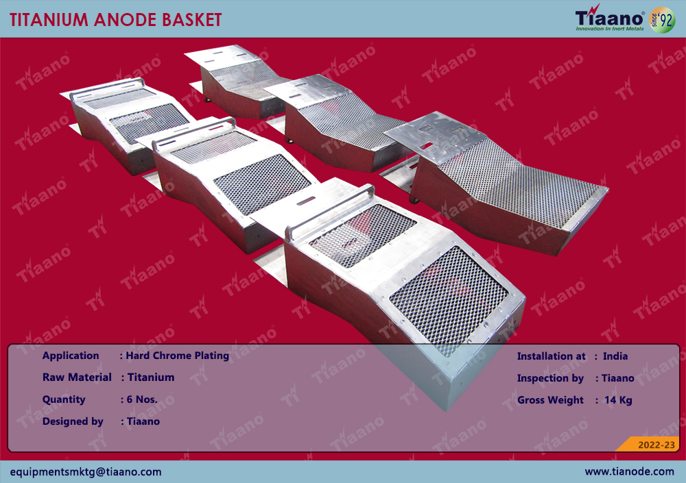 OC 343 - TITANIUM ANODE BASKET