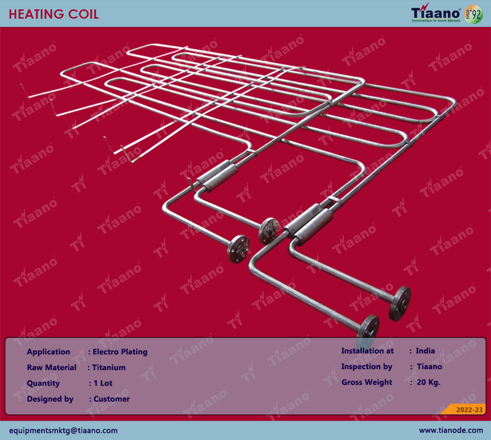 OC 463 - TITANIUM COOLING COIL